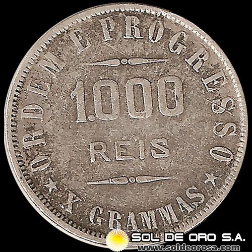 NA2 - BRASIL - 1.000 REIS - 1909 - MONEDA DE PLATA