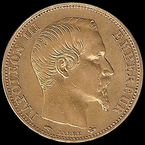 FRANCIA - EMPIRE FRANCAIS - NAPOLEON III - 20 FRANCOS, 1856 - MONEDA DE ORO