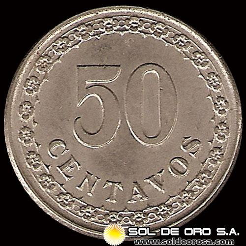 NUMIS - MONEDAS DEL PARAGUAY - 50 CENTAVOS - 1925 - MONEDA DE COBRE Y NIQUEL