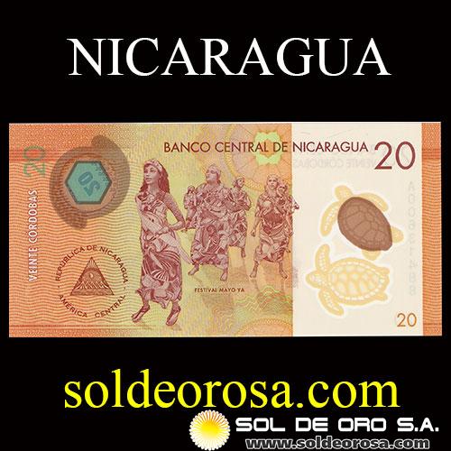 BANCO CENTRAL DE NICARAGUA - VEINTE C