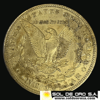NA3 - ESTADOS UNIDOS DE AMERICA - 1 DOLLAR - 1880 - CECA SAN FRANCISCO - MONEDA DE PLATA
