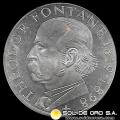 NA1 - ALEMANIA - 5 MARK - 1969 - Subject: 79th Anniversary - Death of Theodor Fontane - MONEDA DE PLATA