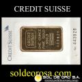 CREDIT SUISSE - 31.1 GRAMOS - ONE OUNCE FINE GOLD