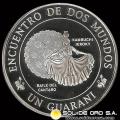 NUMIS - PARAGUAY - 1 GUARANI, 1997 - III SERIE IBEROAMERICANA - KAMBUCHI JEROKY - BAILE DEL CANTARO - MONEDA DE PLATA
