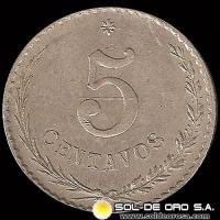 NUMIS - MONEDAS DEL PARAGUAY - 5 CENTAVOS - 1903 - MONEDA DE COBRE Y NIQUEL