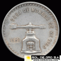 REPUBLICA DE MEXICO - 1 ONZA, 1980 - CASA DE MONEDA DE MEXICO - MONEDA DE PLATA