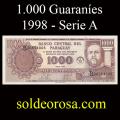 Billetes 1998 1- 1.000 Guaran�es