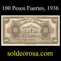 Billetes 1936 3- 100 Pesos