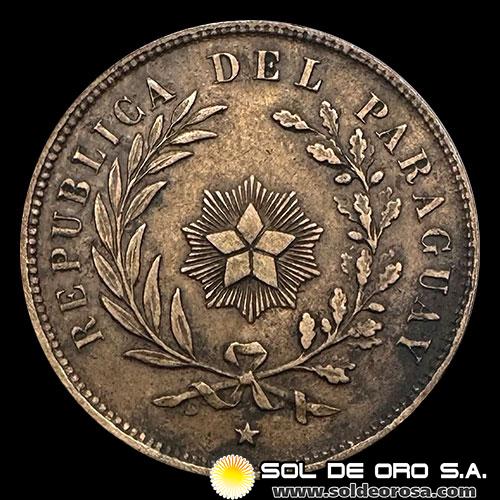 	NUMIS - MONEDA DEL PARAGUAY - 1 CENTESIMO - 1870 - MONEDA DE COBRE