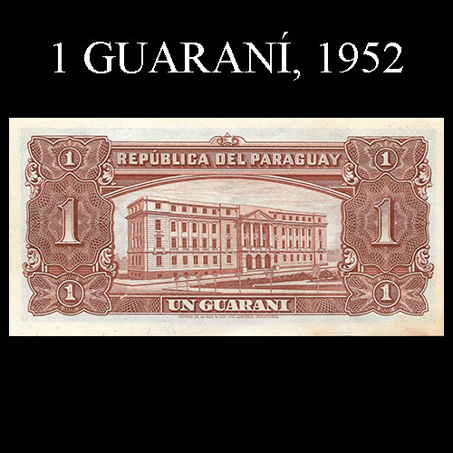 NUMIS - REPUBLICA DEL PARAGUAY - 1 GUARANI (MC203.c) - FIRMAS: PEDRO CHAMORRO - GUSTAVO STORM - BANCO CENTRAL DEL PARAGUAY