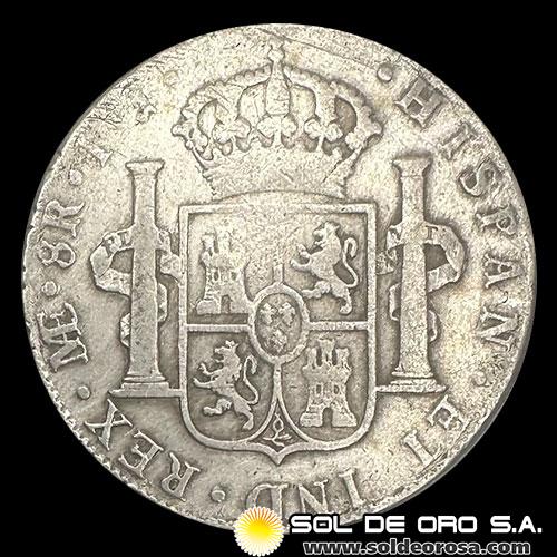 NA4 - PERU/ESPAÑA - 8 REALES, 1797 - CAROLUS IIII DEI GRATIA - MONEDA COLONIAL DE PLATA