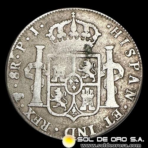 NA1 - BOLIVIA - 8 REALES, 1805 - CAROLUS IIII DEI GRATIA - MONEDA COLONIAL DE PLATA