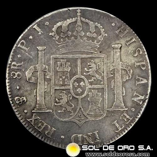 NA1 - BOLIVIA - 8 REALES, 1805 - CAROLUS IIII DEI GRATIA - MONEDA COLONIAL DE PLATA