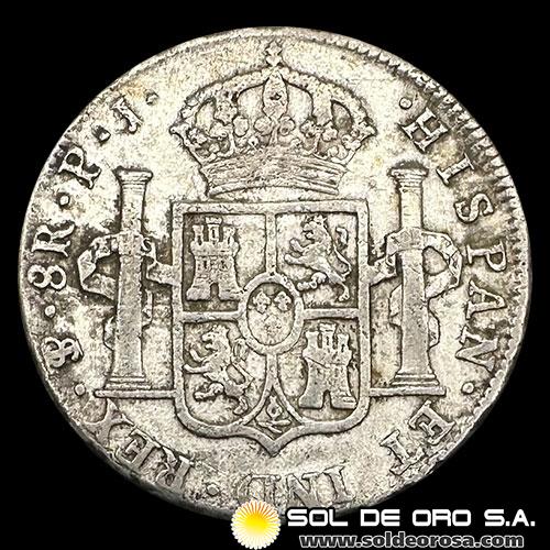 BOLIVIA - 8 REALES - 1808 - CAROLUS IIII DEI GRATIA - MONEDA COLONIAL