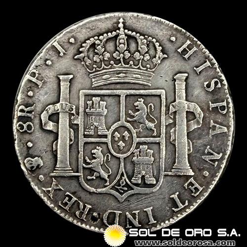NA1 - BOLIVIA - 8 REALES, 1808 - CAROLUS IIII DEI GRATIA - MONEDA COLONIAL DE PLATA