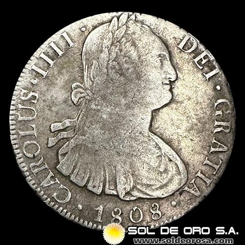 NA1 - BOLIVIA - 8 REALES, 1808 - CAROLUS IIII DEI GRATIA - MONEDA COLONIAL DE PLATA