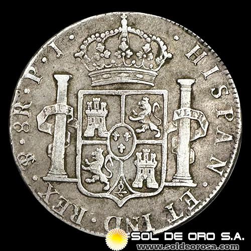 NA1 - BOLIVIA - 8 REALES, 1808 - CAROLUS IIII DEI GRATIA - MONEDA COLONIAL DE PLATA