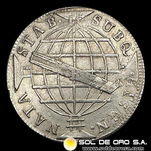 NA2 - BRASIL - 960 REIS, 1815 - JOAO PRINCE REGENT - MONEDA DE PLATA