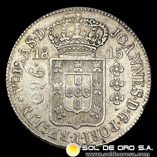 NA2 - BRASIL - 960 REIS, 1815 - JOAO PRINCE REGENT - MONEDA DE PLATA