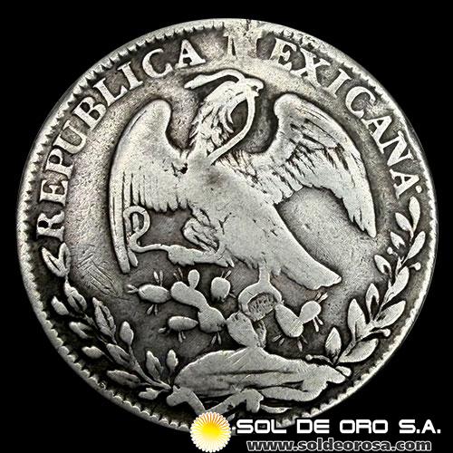 NA4 - REPUBLICA MEXICANA - 8 REALES, 1831 - GUANAJUATO - MONEDA DE PLATA