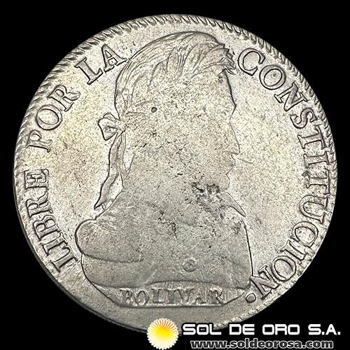 NA2 - REPUBLICA BOLIVIANA - 8 SOLES, 1839 - MONEDA DE PLATA