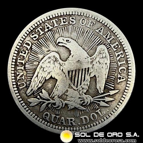 NA3 - ESTADOS UNIDOS DE AMERICA - QUARTER DOLLAR, 1853 - MONEDA DE PLATA