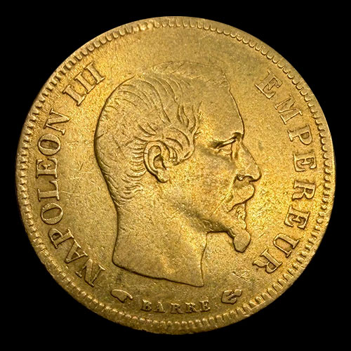 FRANCIA - EMPIRE FRANCAIS - NAPOLEON III - 10 FRANCOS, 1857 - MONEDA DE ORO