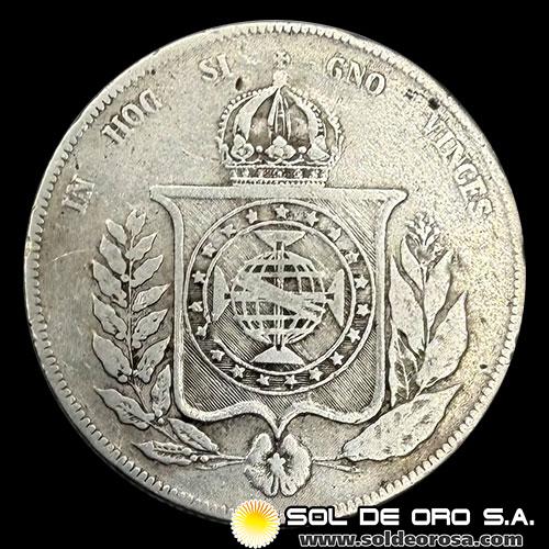 NA2 - BRASIL - 1.000 REIS - 1859 -  PEDRO II - MONEDA DE PLATA