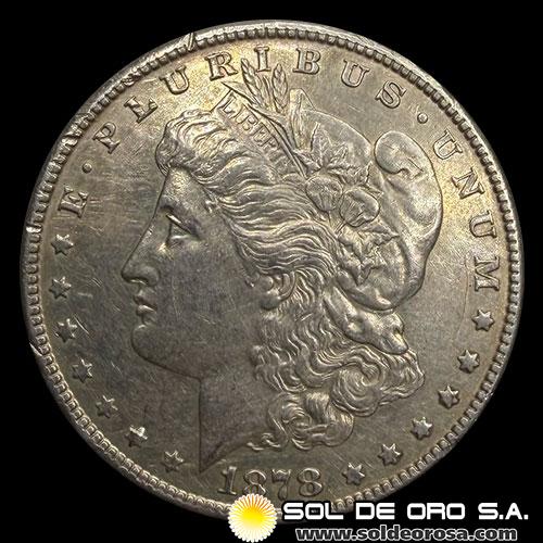 NA3 - ESTADOS UNIDOS DE AMERICA - 1 MORGAN DOLLAR, 1878 - SAN FRANCISCO - MONEDA DE PLATA