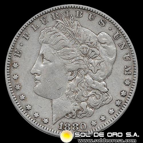 NA3 - ESTADOS UNIDOS DE AMERICA - 1 DOLLAR - 1880 - CECA NEW ORLEANS - MONEDA DE PLATA