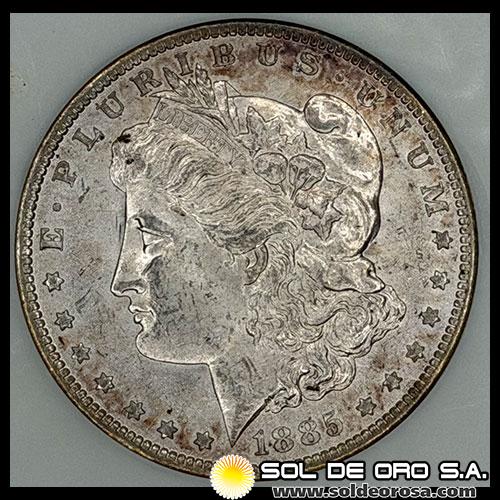 NA3 - ESTADOS UNIDOS DE AMERICA - 1 DOLLAR, 1885 - NEW ORLEANS - NGC MS63 - MONEDA DE PLATA