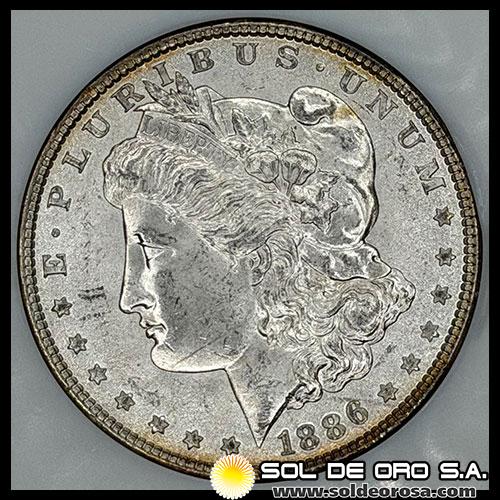 NA3 - ESTADOS UNIDOS DE AMERICA - 1 DOLLAR, 1886 - PHILADELPHIA - NGC MS63 - MONEDA DE PLATA