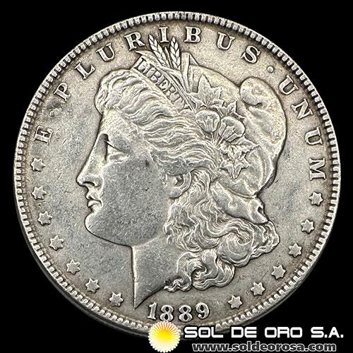 NA3 - ESTADOS UNIDOS DE AMERICA - 1 DOLLAR - 1889 - SIN CECA - MONEDA DE PLATA