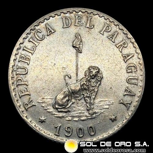 NUMIS - MONEDAS DEL PARAGUAY - 20 CENTAVOS, 1900 - MONEDA DE COBRE Y NIQUEL