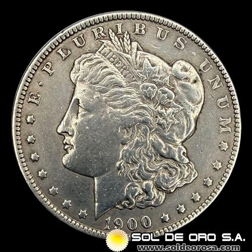 	NA3 - ESTADOS UNIDOS DE AMERICA - MORGAN DOLLAR, 1900 - NEW ORLEANS - MONEDA DE PLATA