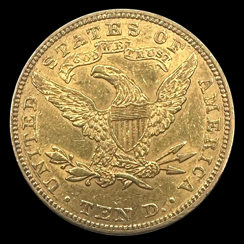 ESTADOS UNIDOS DE AMERICA - 10 DOLLARS, 1902 - DOBLE AGUILA, TIPO LIBERTAD - MONEDA DE ORO