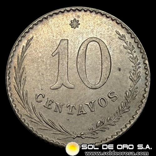 NUMIS - MONEDAS DEL PARAGUAY - 10 CENTAVOS, 1903 - MONEDA DE COBRE Y NIQUEL