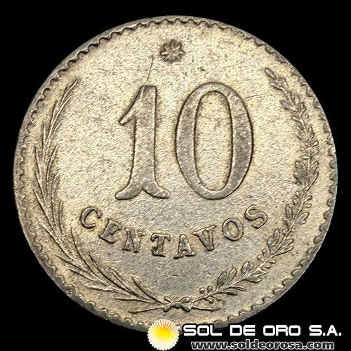 NUMIS - MONEDAS DEL PARAGUAY - 10 CENTAVOS, 1903 - MONEDA DE COBRE Y NIQUEL