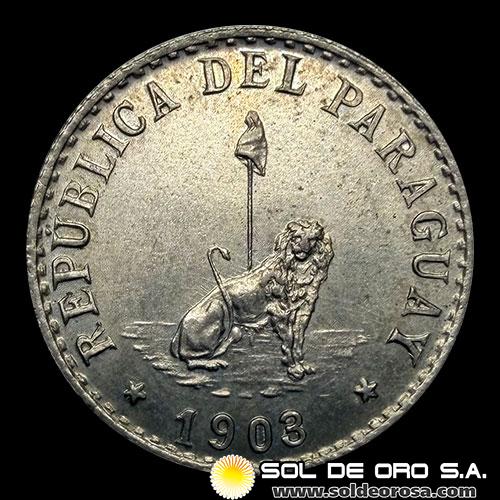 NUMIS - MONEDAS DEL PARAGUAY - 20 CENTAVOS, 1903 - MONEDA DE COBRE Y NIQUEL