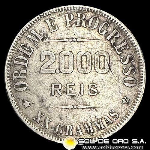 	NA2 - BRASIL - 2.000 REIS - 1907 - MONEDA DE PLATA