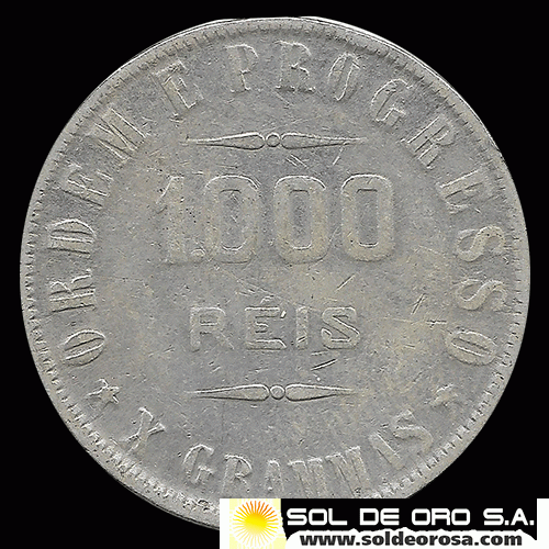 NA2 - NUMIS - BRASIL - 1000 REIS - 1909 - MONEDA DE PLATA