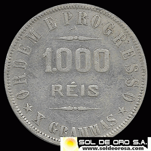 NA2 - NUMIS - BRASIL - 1000 REIS - 1911 - MONEDA DE PLATA