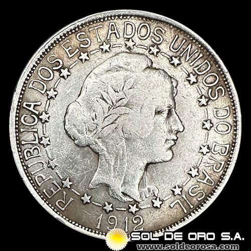 NA2 - BRASIL - 2.000 REIS - 1912 - MONEDA DE PLATA
