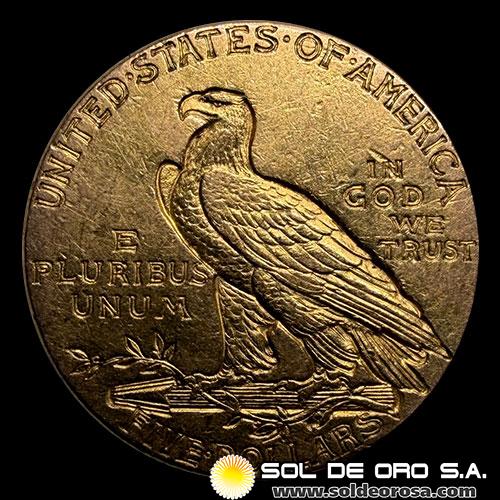 ESTADOS UNIDOS DE AMERICA - 5 DOLLARS, 1913 - INDIAN HEAD - MONEDA DE ORO