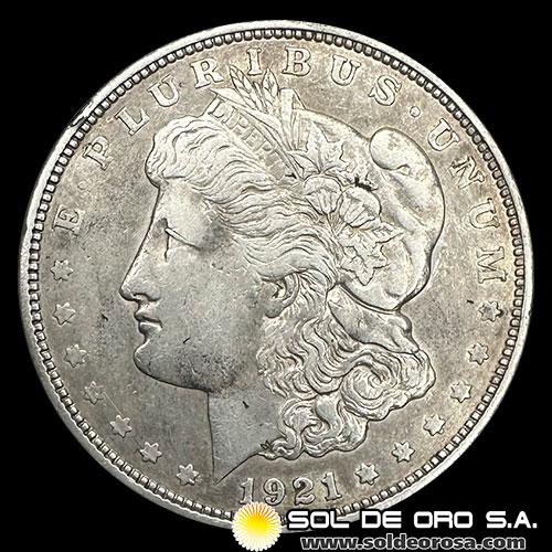 NA3 - ESTADOS UNIDOS DE AMERICA - MORGAN DOLLAR, 1921 - DENVER - MONEDA DE PLATA