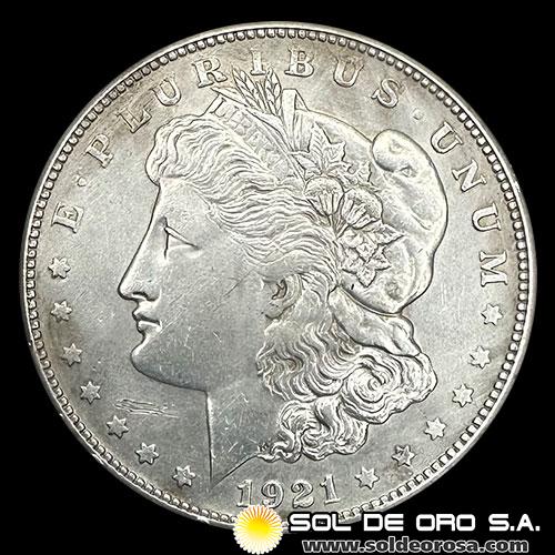 NA3 - ESTADOS UNIDOS DE AMERICA - MORGAN DOLLAR, 1921 - SAN FRANCISCO - MONEDA DE PLATA