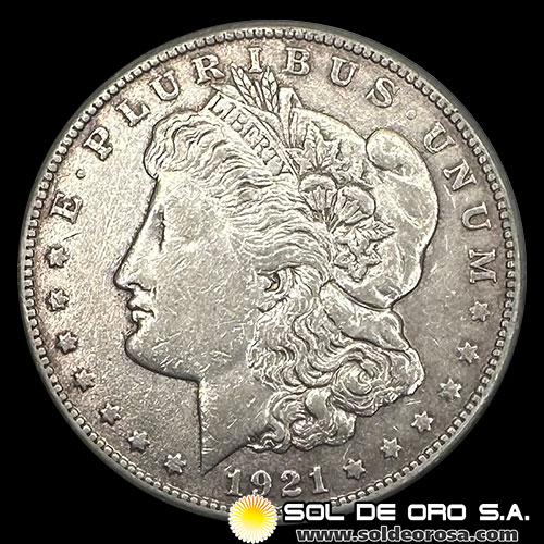 NA3 - ESTADOS UNIDOS DE AMERICA - MORGAN DOLLAR, 1921 - SAN FRANCISCO - MONEDA DE PLATA