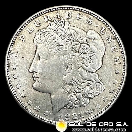 	NA3 - ESTADOS UNIDOS DE AMERICA - MORGAN DOLLAR, 1921 - SAN FRANCISCO - MONEDA DE PLATA