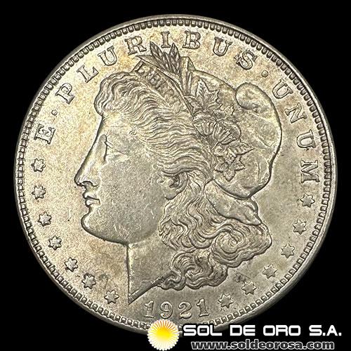 NA3 - ESTADOS UNIDOS DE AMERICA - MORGAN DOLLAR, 1921 - PHILADELPHIA - MONEDA DE PLATA