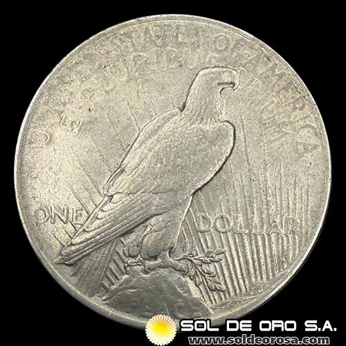 NA3 - ESTADOS UNIDOS DE AMERICA - PEACE DOLLAR, 1922 - PHILADELPHIA - MONEDA DE PLATA